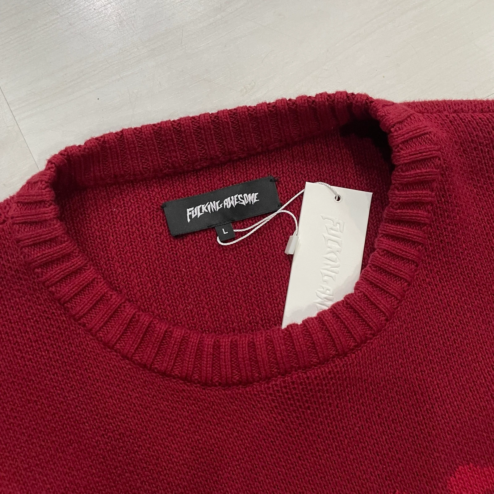 Fucking Awesome - PBS gebreide trui (rood) – photo 2